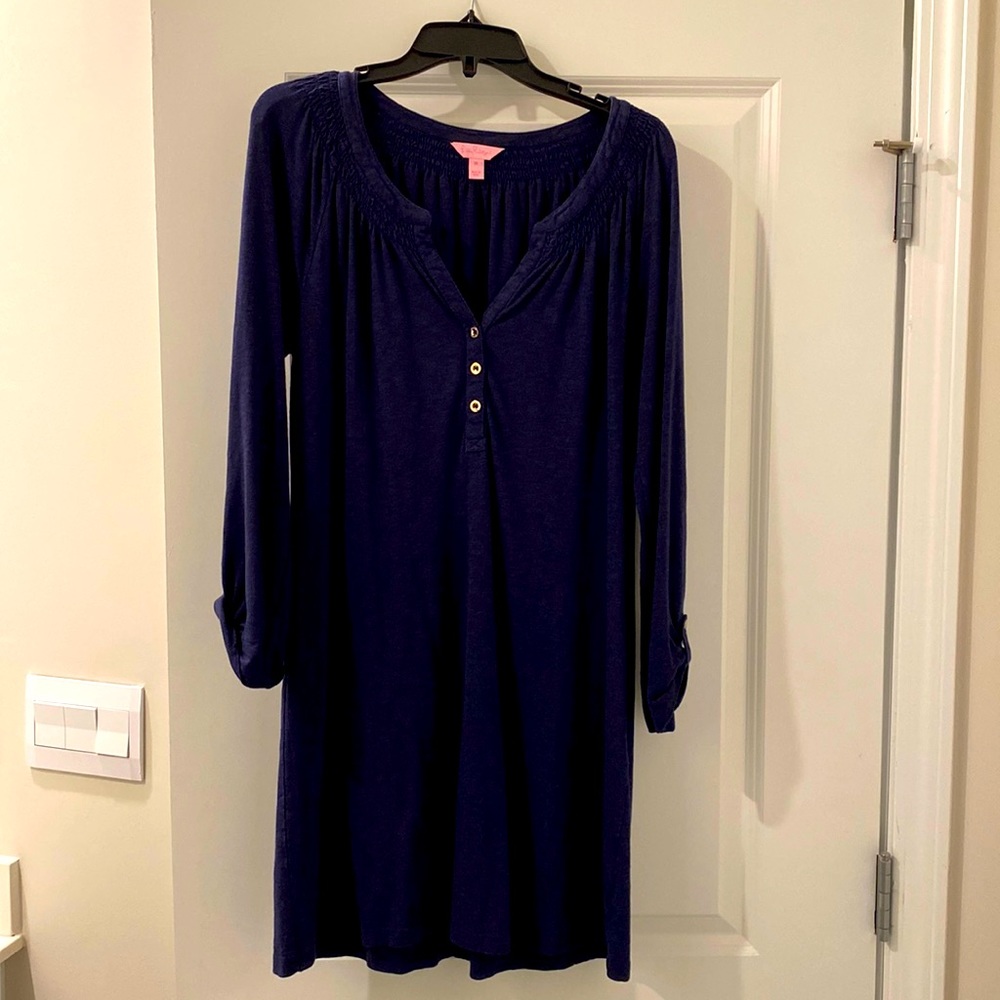 Lilly Pulitzer Shift Dress in Navy